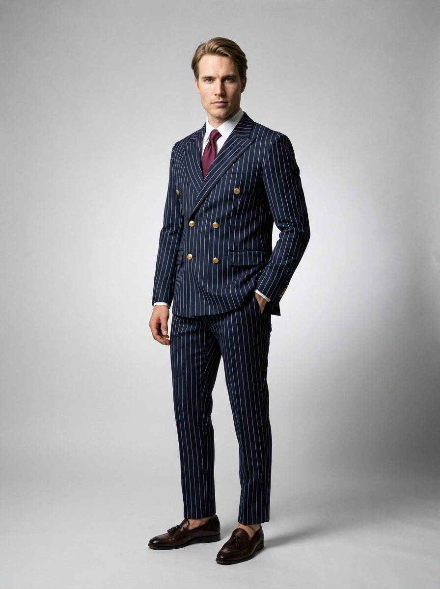 The Carrington Pinstripe Set