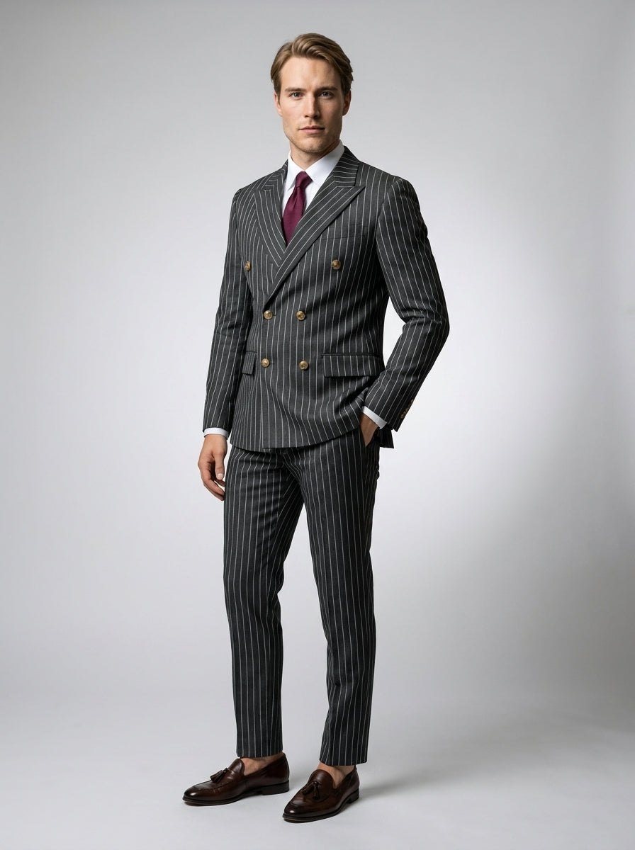 The Carrington Pinstripe Set