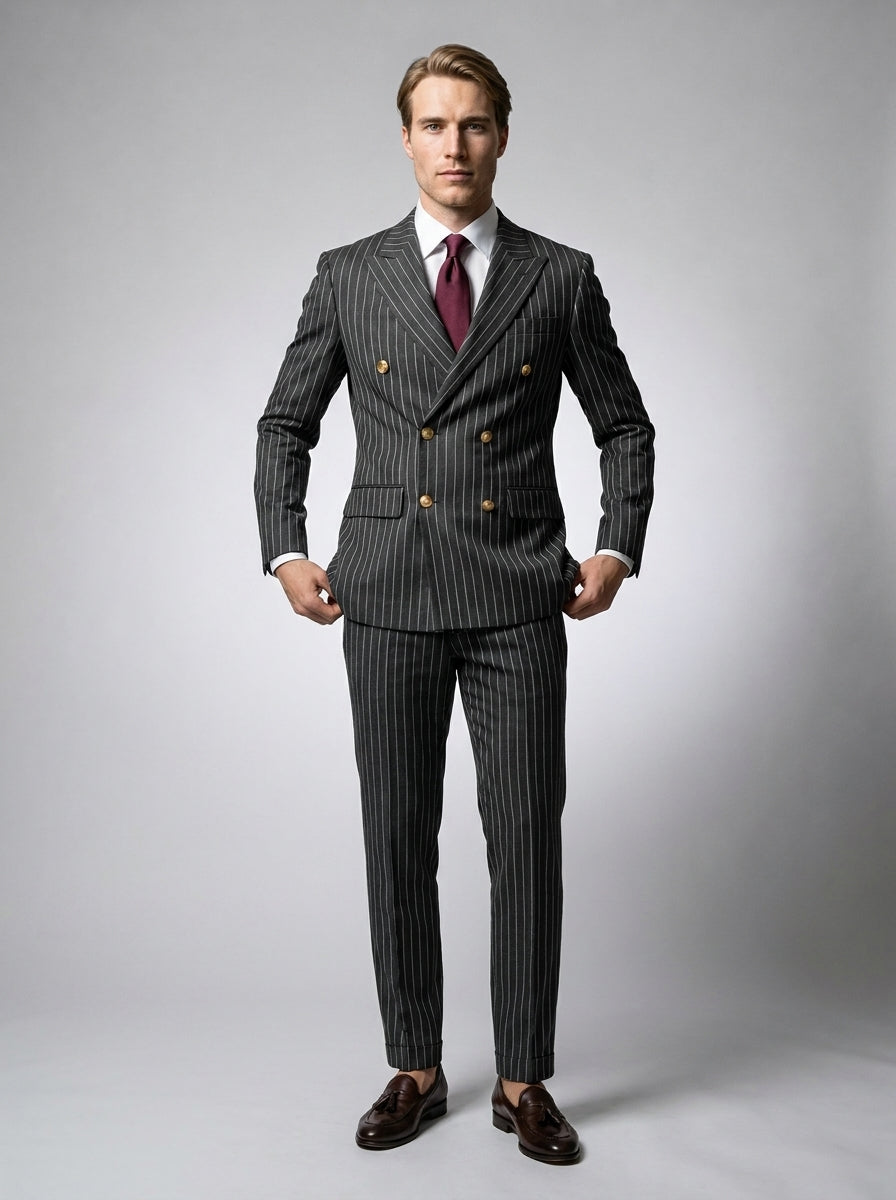 The Carrington Pinstripe Set