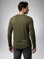 The Maidstone Crew Henley in Olive Green