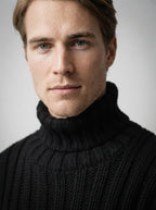 The Hartsmere Roll Neck in Black