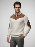 The Kelso Panel Zip in Beige