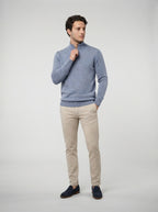 The Winterton Zip Neck in Blue