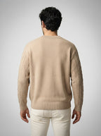 The Kinvarra Cable Knit in Khaki