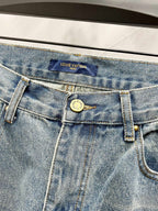 Monogram Carpenter Jeans in light blue