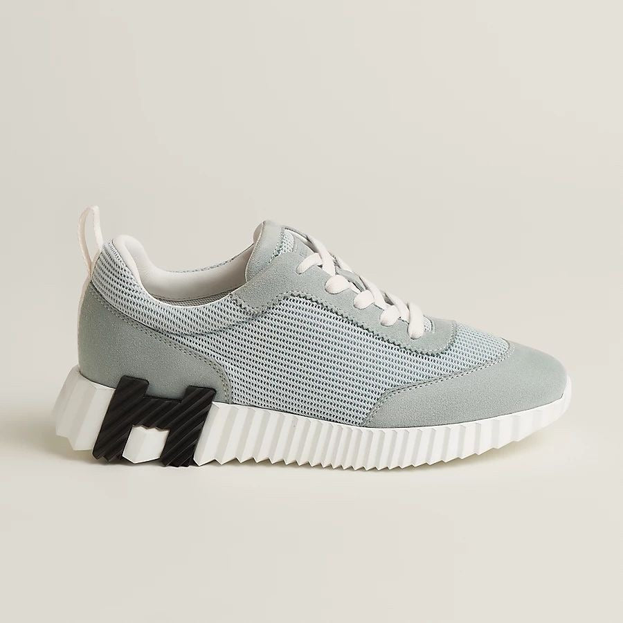 Bouncing Sneakers in light grey and white