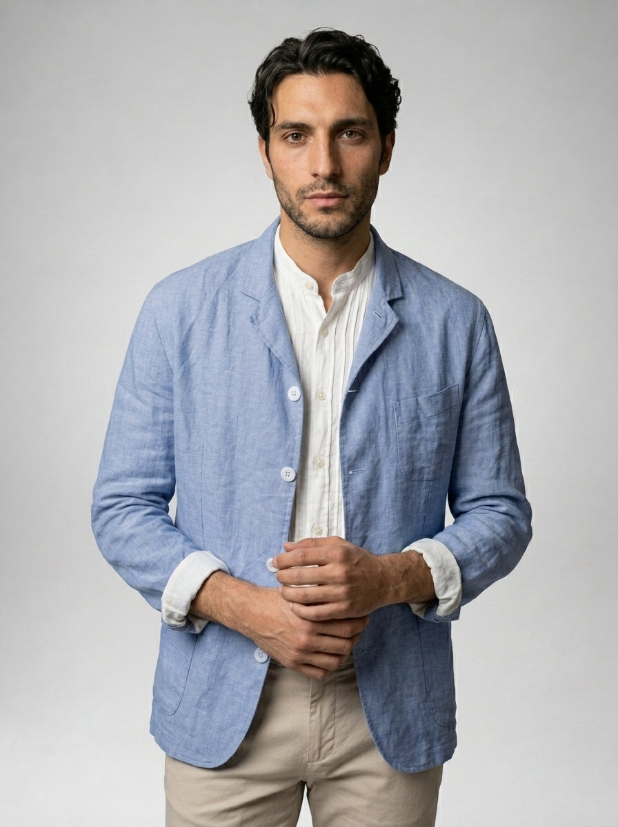 The Estoril Linen Overshirt