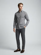 The Pentland Check Shirt in Charcoal