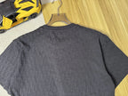 Oblique Jacquard T-Shirt in navy