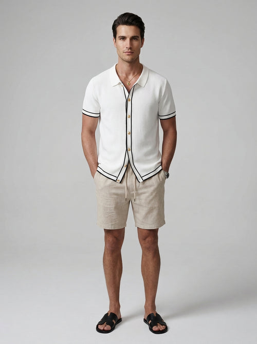 The Belmont Tipped Knit Shirt