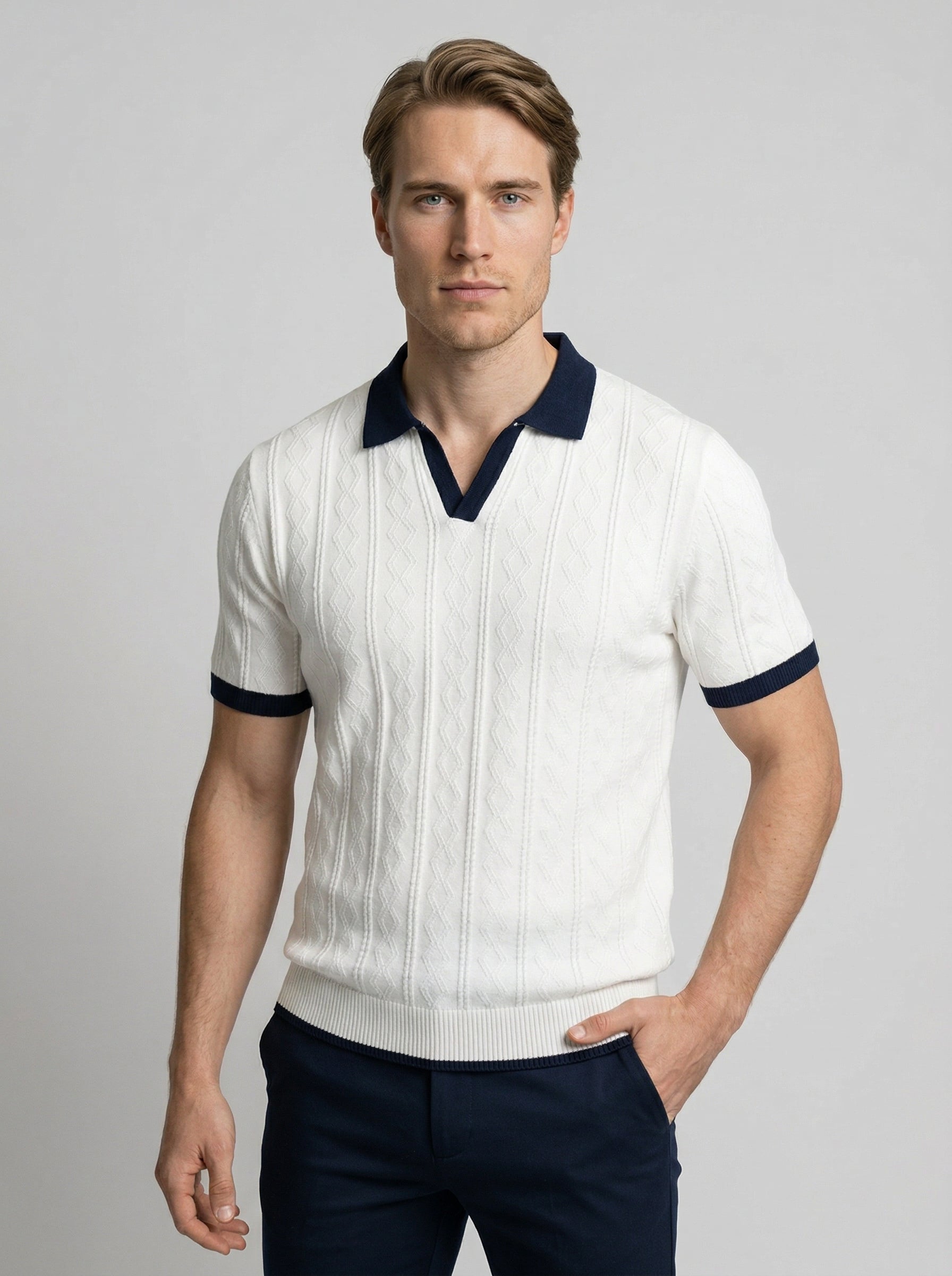 The Elmsford Contrast Polo