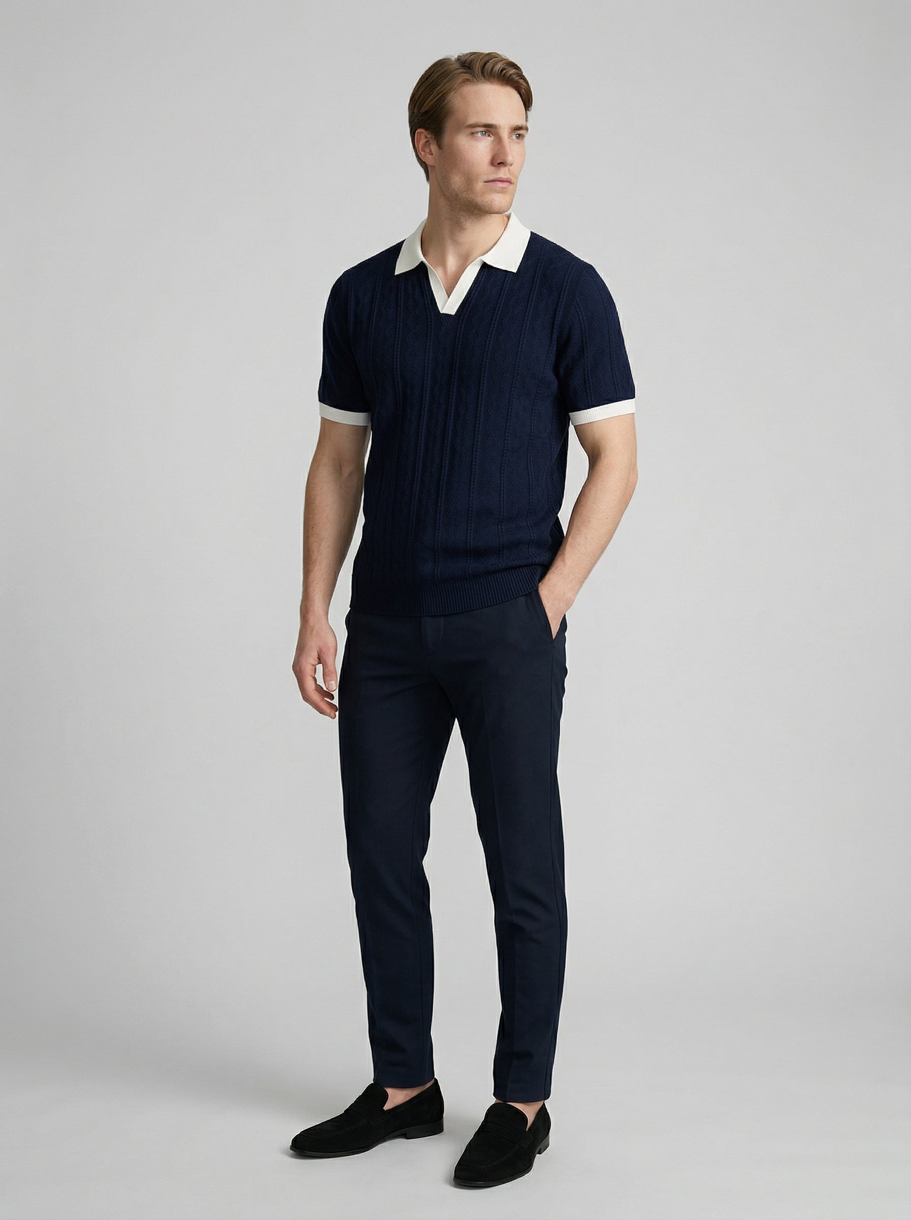 The Elmsford Contrast Polo