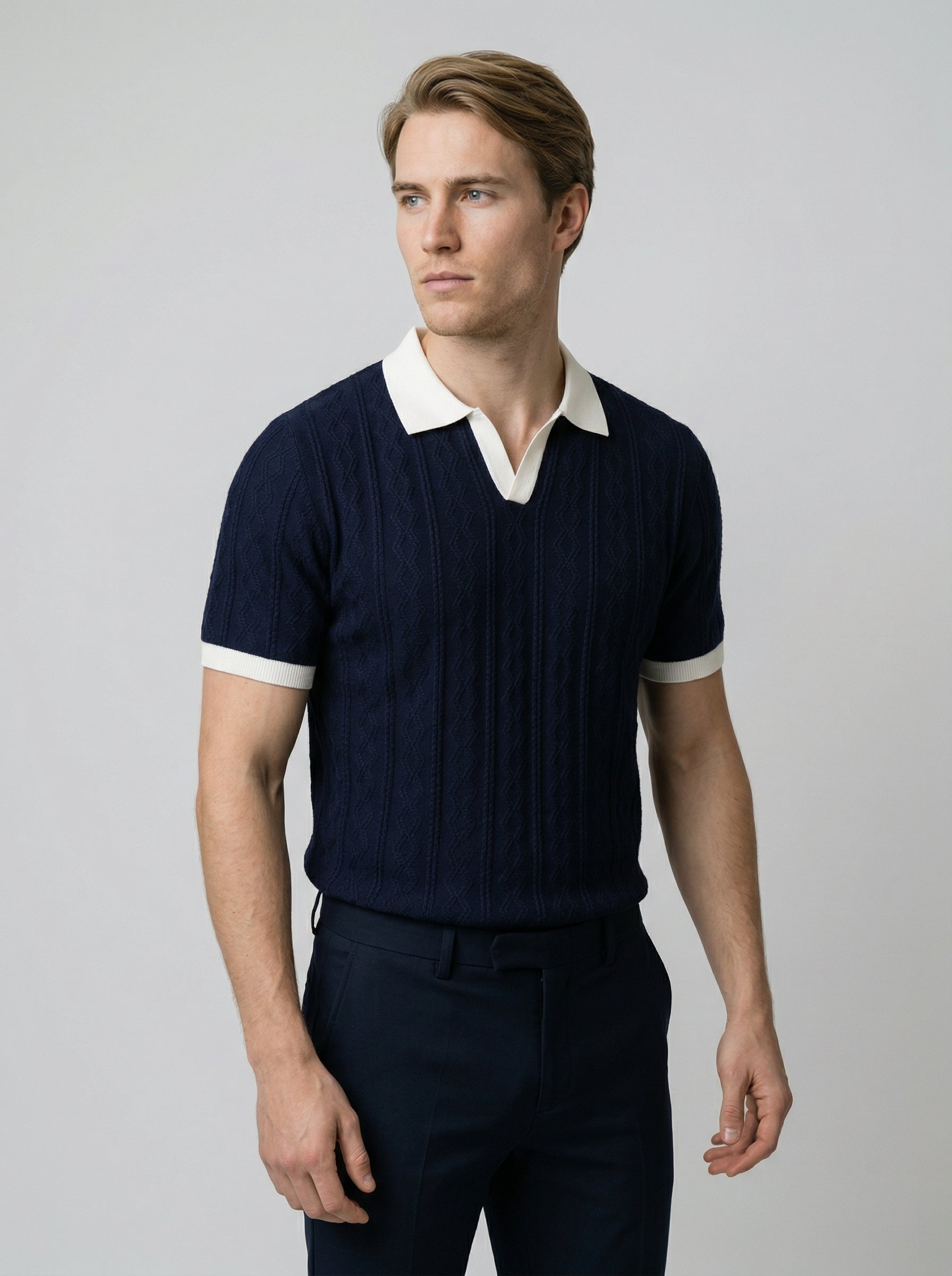 The Elmsford Contrast Polo
