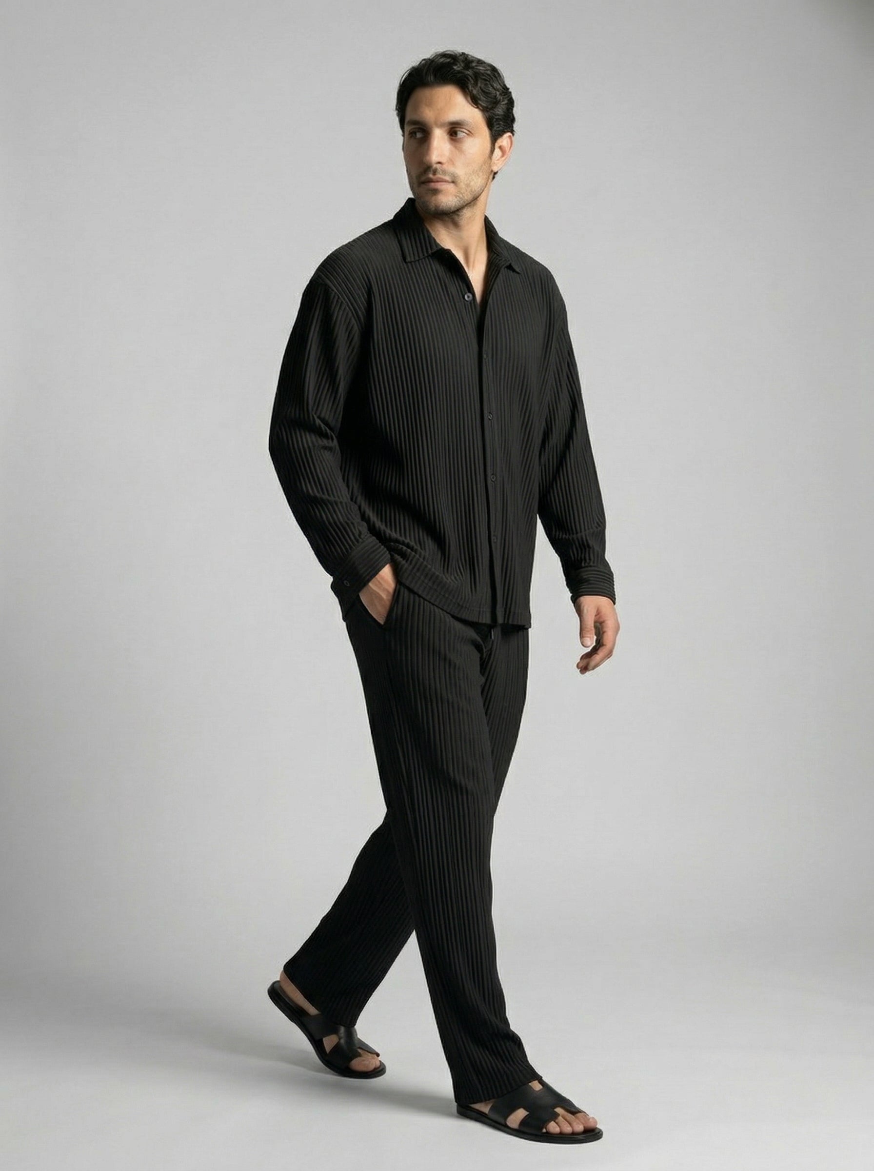 The Devereaux Pleated Set