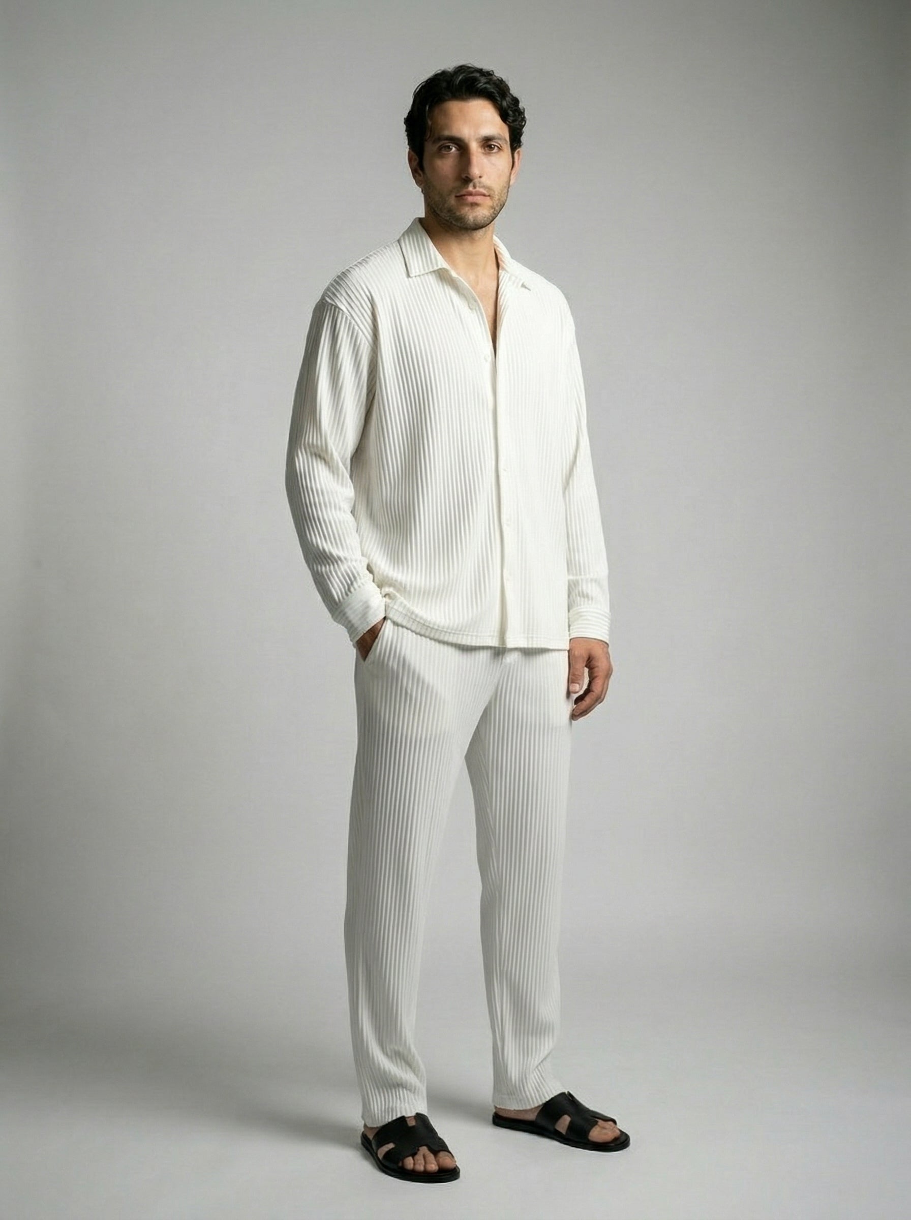 The Devereaux Pleated Set