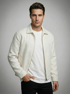 The Foxcroft Zip Overshirt