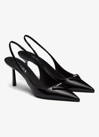 Décolleté Slingback Heels in black