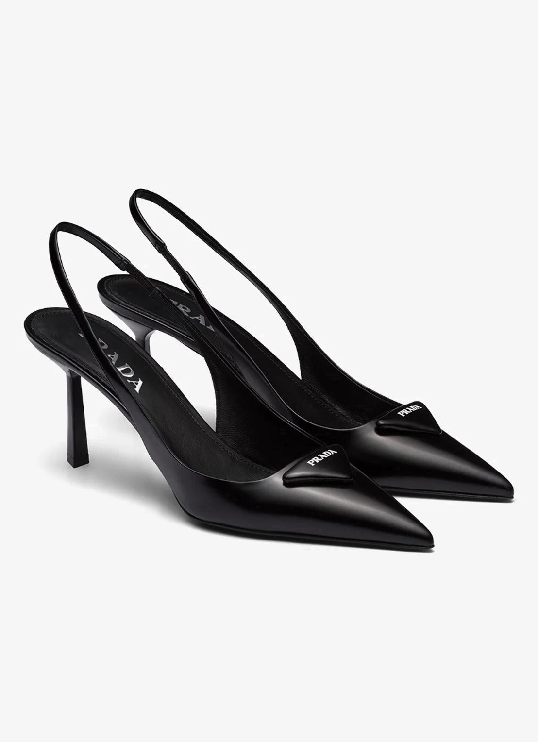 Décolleté Slingback Heels in black