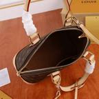 Alma BB Monogram Bag in brown and tan