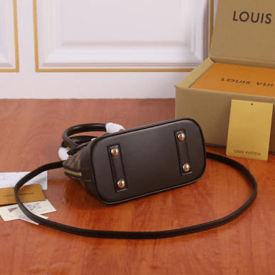 Alma BB Damier Ébène Bag in brown