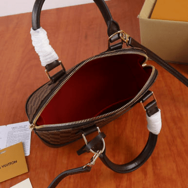 Alma BB Damier Ébène Bag in brown
