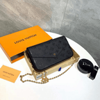 Pochette Félicie Empreinte Bag in black