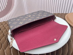 Pochette Félicie Monogram Bag in brown and tan