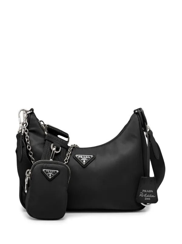Re-Edition 2005 Re-Nylon Bag in black