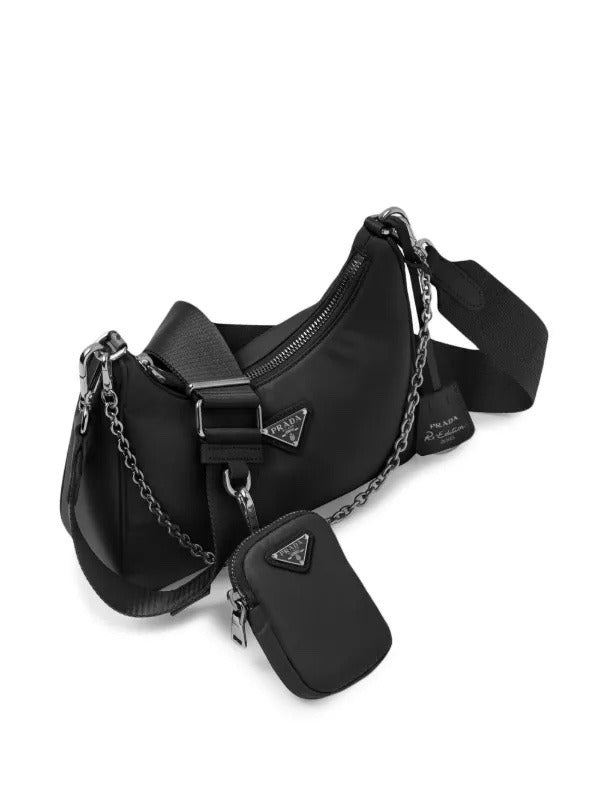 Re-Edition 2005 Re-Nylon Bag in black