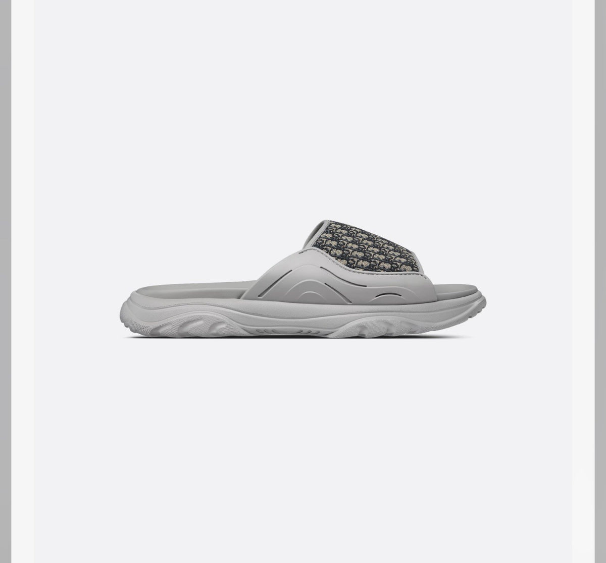 Aqua Oblique Slides in grey