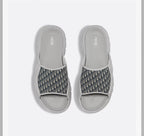 Aqua Oblique Slides in grey