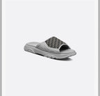 Aqua Oblique Slides in grey