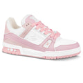 Trainer Low-Top Sneakers in pink and white