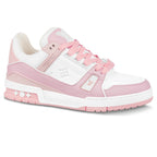 Trainer Low-Top Sneakers in pink and white