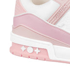 Trainer Low-Top Sneakers in pink and white