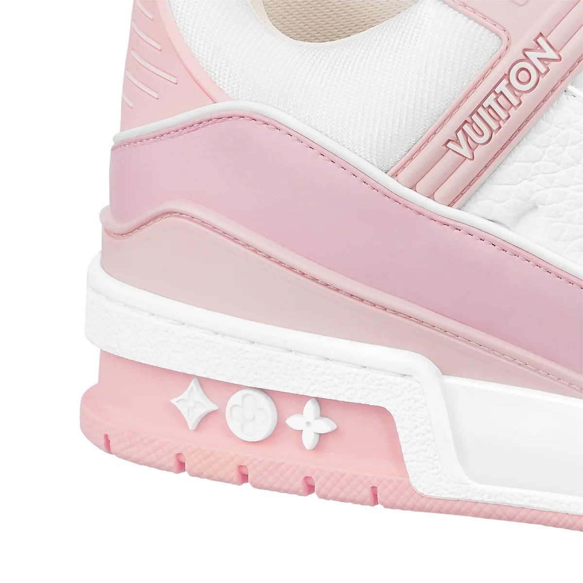 Trainer Low-Top Sneakers in pink and white