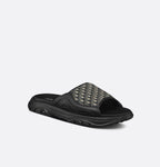 Alpha Oblique Slides in black and grey