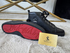 High-Top Sneakers in black and red