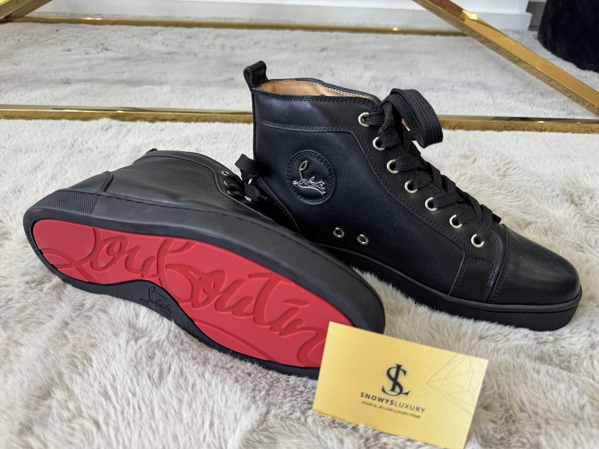 High-Top Sneakers in black and red