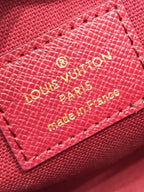 Pochette Félicie Monogram Bag in brown and tan