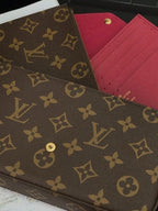 Pochette Félicie Monogram Bag in brown and tan
