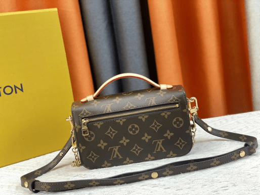 Pochette Métis Monogram Bag in brown and tan