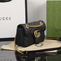 Marmont Small Shoulder Bag in black