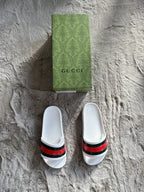 Pursuit Web Slides in white, green and red