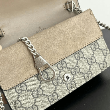 Dionysus Super Mini Bag in beige taupe