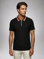 The Ledbury Knit Zip Polo