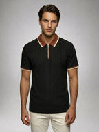 The Ledbury Knit Zip Polo