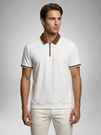 The Ledbury Knit Zip Polo
