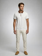 The Ledbury Knit Zip Polo