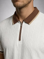 The Ledbury Knit Zip Polo